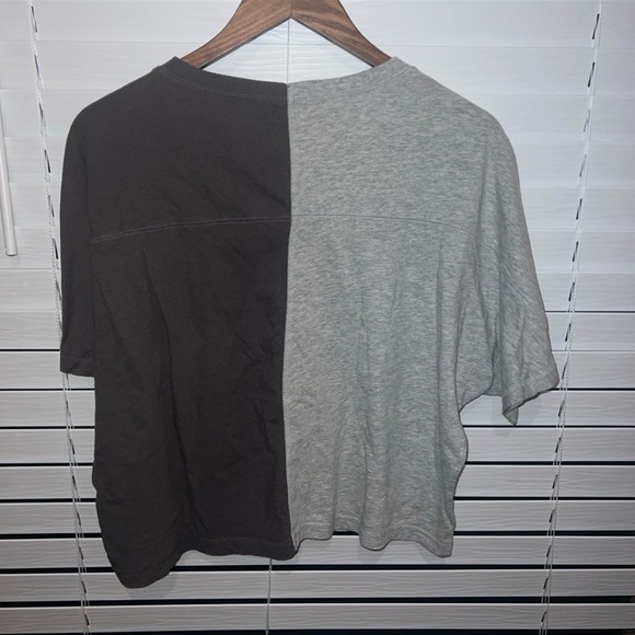 AEROPOSTALE “THE OG” TEE COLLECTION SPORTS SPLICED CROPPED BOYFRIEND TEE//SZ XS - Picture 4 of 5